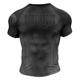 Jelly Bean Short Sleeve Rashguard Black