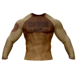 Jelly Bean Long Sleeve Rashguard Brown