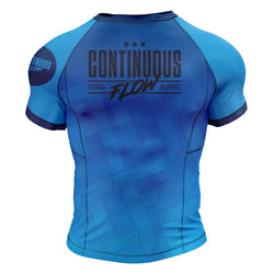 Jelly Bean Short Sleeve Rashguard Blue