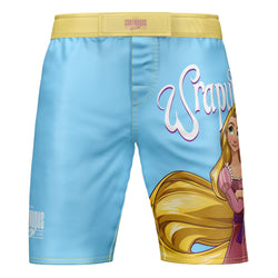 Gift Wrapunzel MMA Style Board Shorts