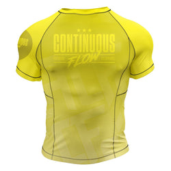 Jelly Bean Short Sleeve Rashguard Yellow