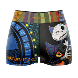 The Nightmare Before X-Guard High Waisted Waisted Women's Compression Shorts