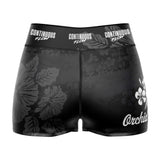 Orchid High Waisted Waisted Women's Training Shorts - Black