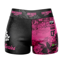 Orchid High Waisted Waisted Women's Training Shorts - Pink