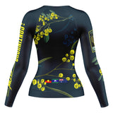 Wattle Flowers Long Sleeve Rashguard Unranked