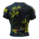 Wattle Flowers Short Sleeve Rashguard Unranked