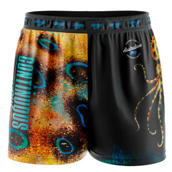 Blue Ringed Octopus Elastic Waisted Shorts