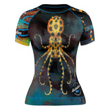 Blue Ringed Octopus Short Sleeve Rashguard