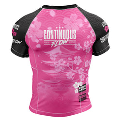 Cherry Blossom Short Sleeve Rashguard Pink