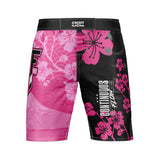 Cherry Blossom MMA Style Board Shorts Pink