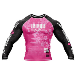 Cherry Blossom Long Sleeve Rashguard Pink