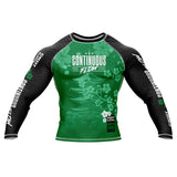 Cherry Blossom Long Sleeve Rashguard Green