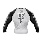 Cherry Blossom Long Sleeve Rashguard White