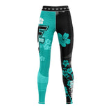 Cherry Blossom Spats Teal