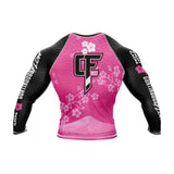 Cherry Blossom Long Sleeve Rashguard Pink