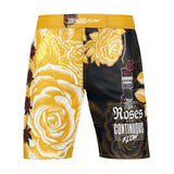 Roses MMA Style Board Shorts (Yellow)
