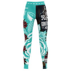 Roses Spats (Teal)