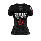 Roses Short Sleeve Rashguard (Black)