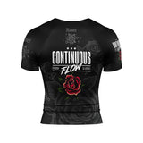 Roses Short Sleeve Rashguard (Black)