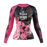 Roses Long Sleeve Rashguard (Pink)