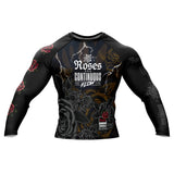 Roses Long Sleeve Rashguard (Black)