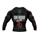 Roses Long Sleeve Rashguard (Black)
