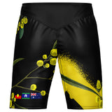 Wattle MMA Style Board Shorts Yellow