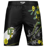 Wattle MMA Style Board Shorts White