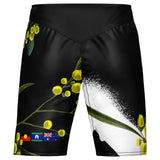 Wattle MMA Style Board Shorts White