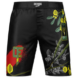 Wattle MMA Style Board Shorts Red