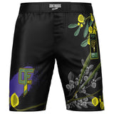 Wattle MMA Style Board Shorts Purple