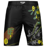 Wattle MMA Style Board Shorts Brown