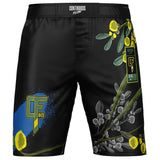 Wattle MMA Style Board Shorts Blue