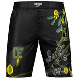 Wattle MMA Style Board Shorts Black