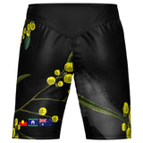 Wattle MMA Style Board Shorts Black