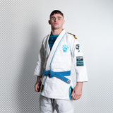 Continuous Flow BJJ Orchid Gi (White/Teal)