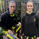 Corroboree Frog Premium Hoodie Black/Yellow