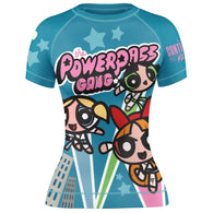 Powerpass Gang Short Sleeve Rashguard Light Blue