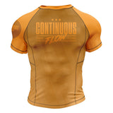 Jelly Bean Short Sleeve Rashguard Orange