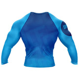 Jelly Bean Long Sleeve Rashguard Blue