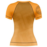 Jelly Bean Short Sleeve Rashguard Orange