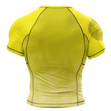 Jelly Bean Short Sleeve Rashguard Yellow