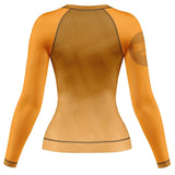 Jelly Bean Long Sleeve Rashguard Orange