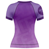 Jelly Bean Short Sleeve Rashguard Purple