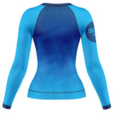 Jelly Bean Long Sleeve Rashguard Blue