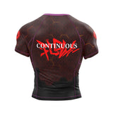 Neon Belly Evangelion Short Sleeve Rashguard