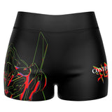 Neon Belly Evangelion High Waisted Waisted Women's Training Shorts