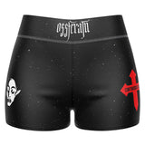 Ossferatu High Waisted Waisted Women's Training Shorts