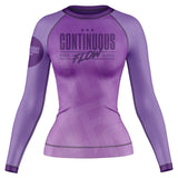 Jelly Bean Long Sleeve Rashguard Purple