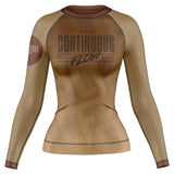 Jelly Bean Long Sleeve Rashguard Brown